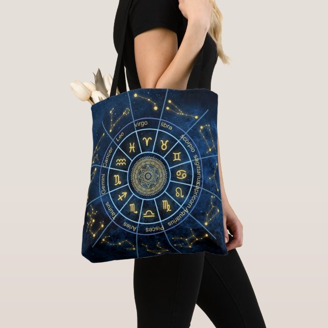 Zodiac  tote bag (Close Up)