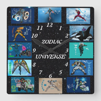 Zodiac Universe-Acrylic Wall Clock