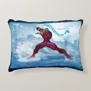 Zodiac Universe-Aquarius Accent Pillow
