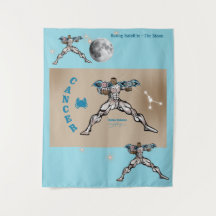 Zodiac Universe -Cancer-Party Banner Tapestry