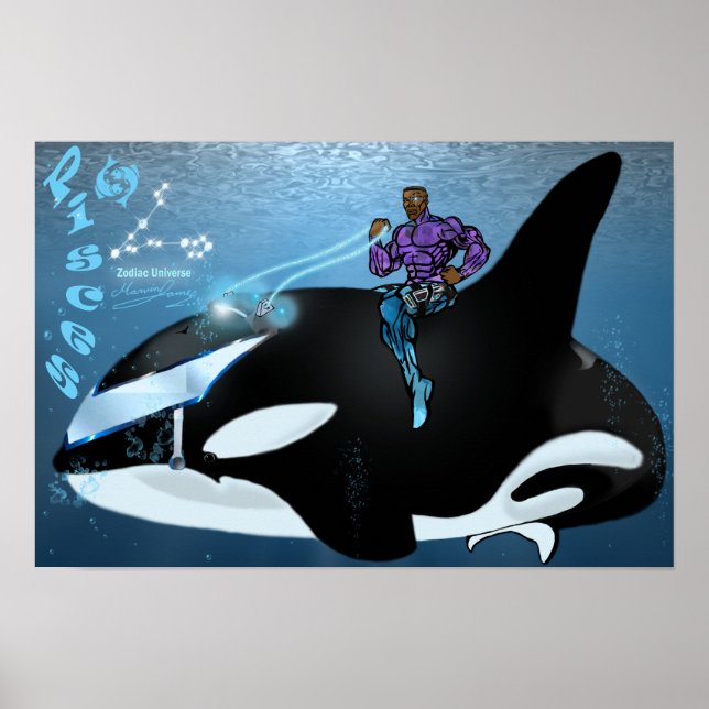 Zodiac Universe - Pisces Poster (Front)