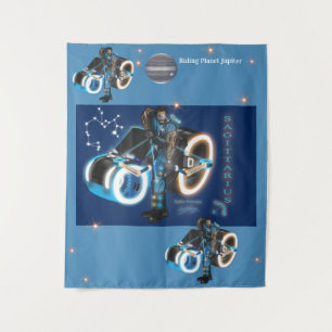 Zodiac Universe -Sagittarius-Party Banner Tapestry