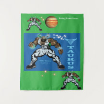 Zodiac Universe -Taurus-Party Banner Tapestry