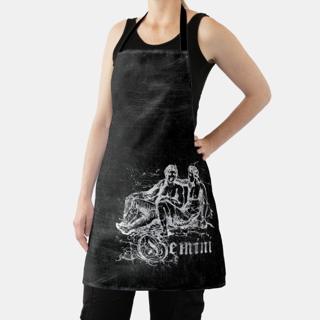 Zodiac Vintage Gemini Apron (Insitu)