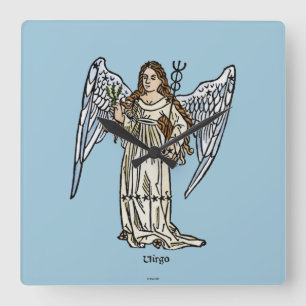 Zodiac: Virgo, 1482 Square Wall Clock