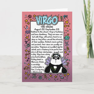 Zodiac - Virgo Fun Facts Card