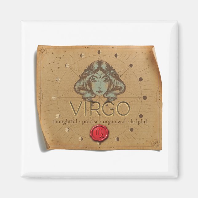 ZODIAC - Virgo - Magnet (Front)