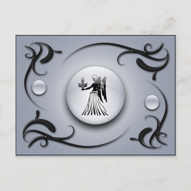 Zodiac Virgo Postcard (Front)