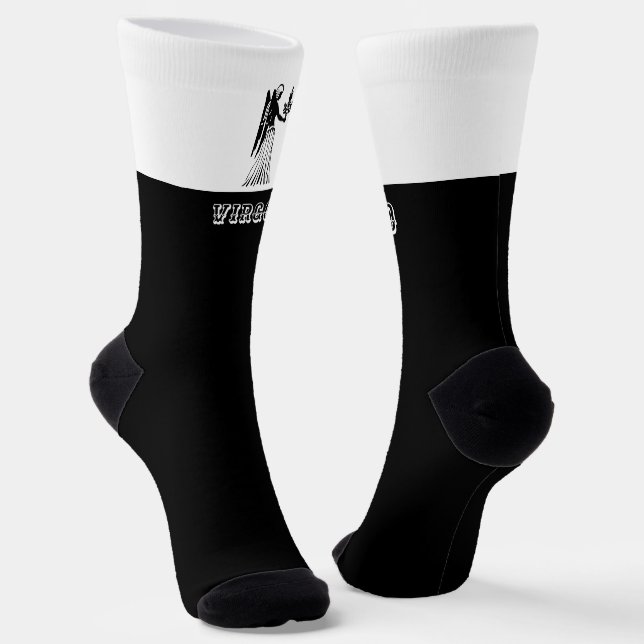 Zodiac Virgo sign Socks (Angled)