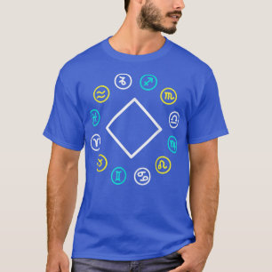 Zodiac Wheel Halloween Zodiac Horoscope Astrology2 T-Shirt