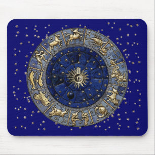 Zodiac Wheel Mouse Pad