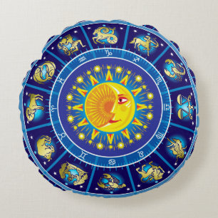 Zodiacs Round Cushion