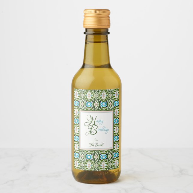 Zoe Birthday Wine Label (Front)