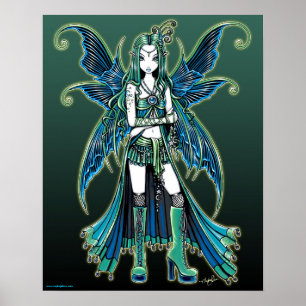 "Zoe" Celestial Star Fairy Art Posters