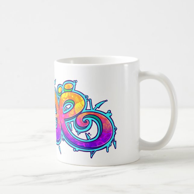 ZOE Graffiti Name - Coffee Mug (Right)