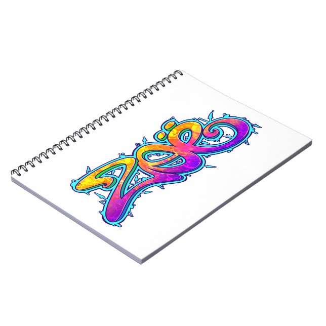 ZOE Graffiti Name - Notebook (Left Side)