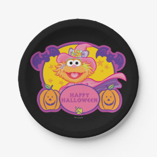 Zoe   Happy Halloween Paper Plate