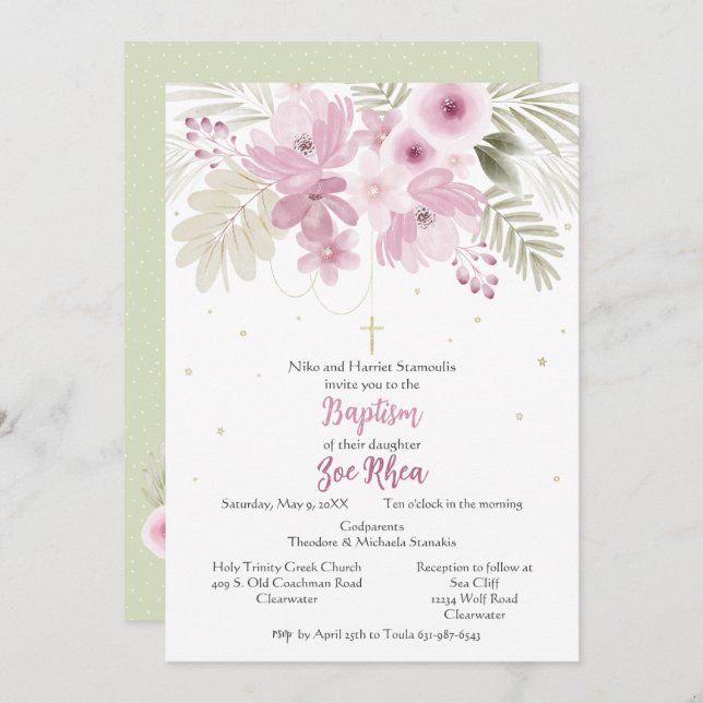 Zoe Invitation (Front/Back)