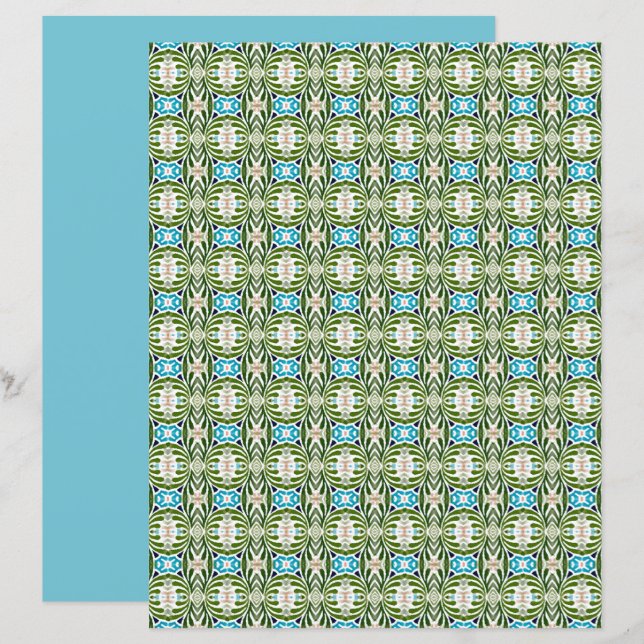 Zoe Scrapbook Paper III (Front/Back)