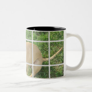 Zoe tiled photo Two-Tone coffee mug