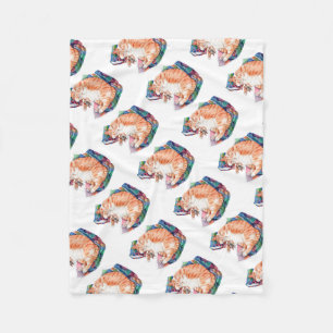 Zoe's Winter Nap Fleece Blanket