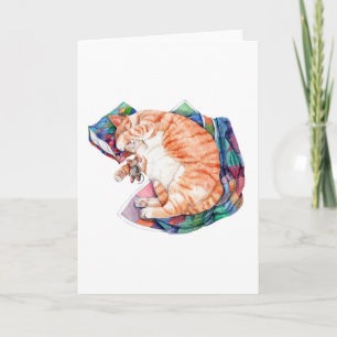 Zoe's Winter Nap Holiday Card