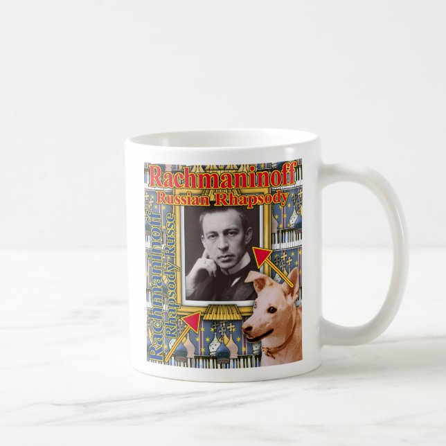 ZoeSPEAK - Rachmaninoff Russian Rhapsody Coffee Mug (Right)