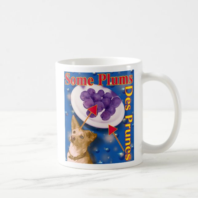 ZoeSPEAK - Some Plums Coffee Mug (Right)