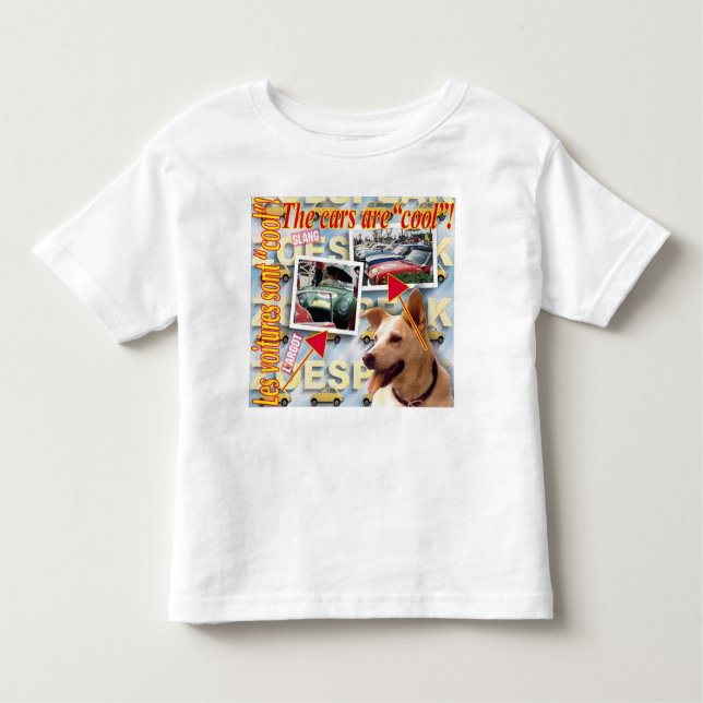 ZoeSPEAK - The cars are "cool"! T-Shirt (Front)