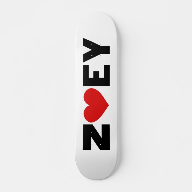 Zoey Love Skateboard (Front)