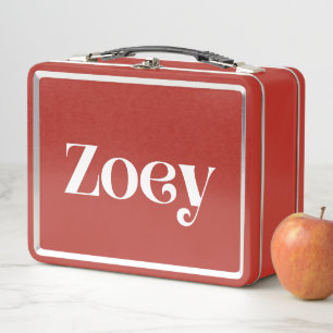 Zoey Metal Lunch Box