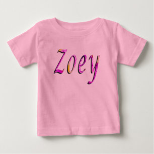 Zoey Name,  Baby T-Shirt