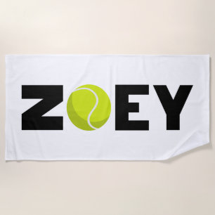 Zoey Tennis Beach Towel