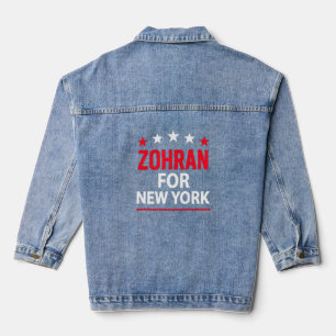 Zohran for New York – Bold Political Support Denim Jacket