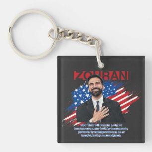 Zohran Mamdani New York City Mayor USA Political A Key Ring