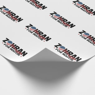 Zohran Mamdani NYC Mayor Candidate USA Wrapping Paper