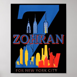 Zohran Mamdani Poster