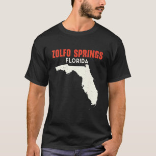 Zolfo Springs Florida USA State America Travel Flo T-Shirt