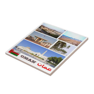 zOM006 i love OMAN mosaic, Asia, Ceramic Tile