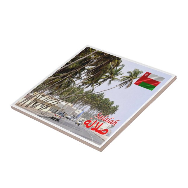 zOM007 SALALAH,  Oman, Asia, Ceramic Tile (Side)