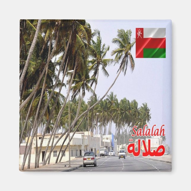 zOM007 SALALAH,  Oman, Asia, Fridge Magnet (Front)