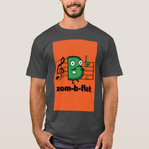 Zom-B-flat Halloween T-shirt