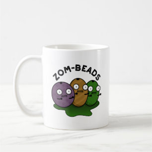 Zom-beads Funny Halloween Zombie Beads Pun  Coffee Mug