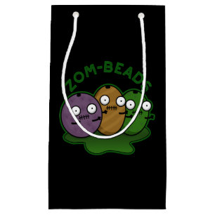 Zom-beads Funny Halloween Zombie Beads Pun Dark BG Small Gift Bag