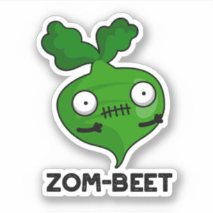 Zom-beet Funny Halloween Zombie Beet Pun