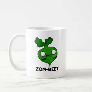 Zom-beet Funny Halloween Zombie Beet Pun Coffee Mug