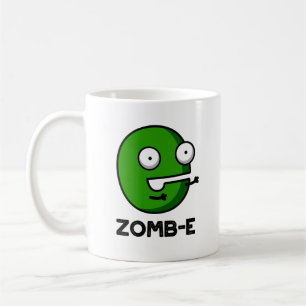 Zomb-E Funny Halloween Zombie Alphabet Pun  Coffee Mug