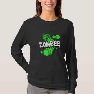 Zombee Halloween Costume Cool Bee Zombie Pun Beek T-Shirt