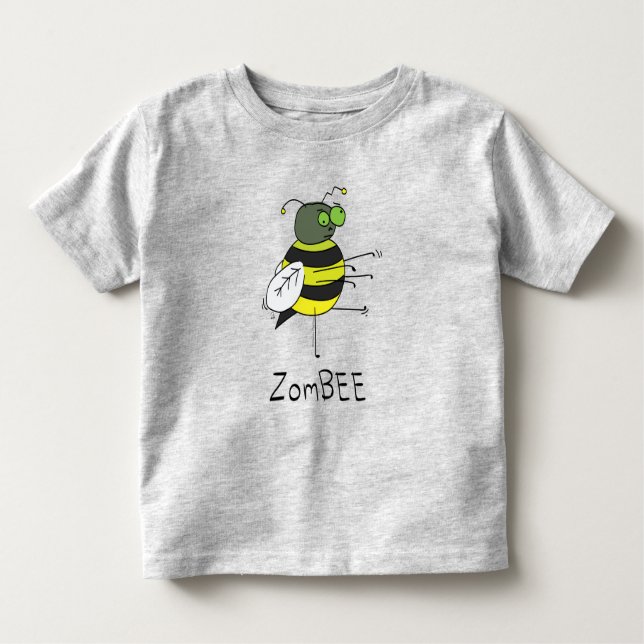 ZomBEE Zombie Bee Toddler's Kid's T-shirt (Front)