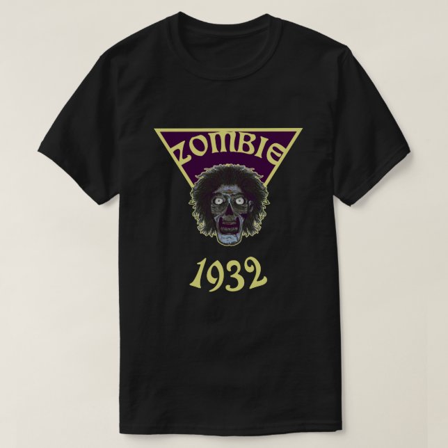 ZOMBIE 1932 Purple Yellow T-Shirt (Design Front)